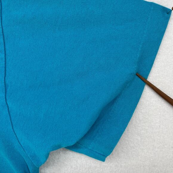 EYES ON CALIFORNIA Shirt Women One Size Fish Seahorse Single Stitch Vintage Blue - Picture 15 of 16